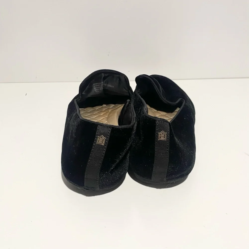 Birdies Black Slip-On Flats The Starling” Black Velvet Flats Womens - Picture 5 of 9